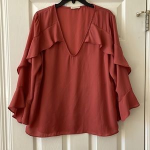 Wrinkle free dressy blouse